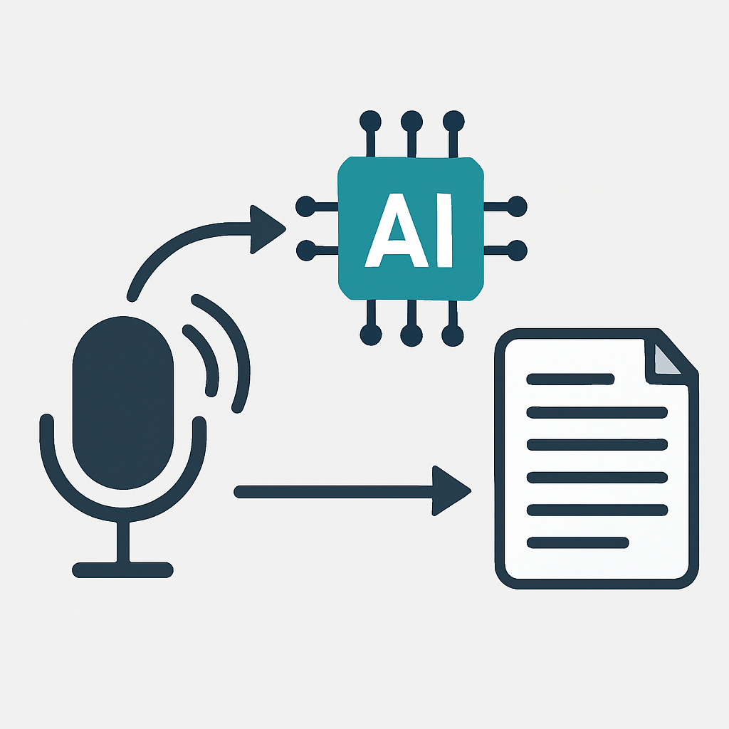 نقش هوش مصنوعی در ابزارهای تبدیل ویس به متن