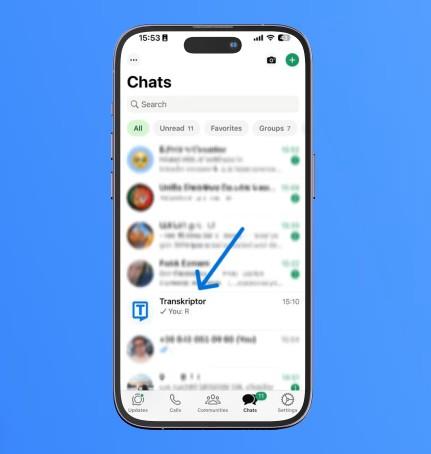 تایپ صوتی در واتسآپ