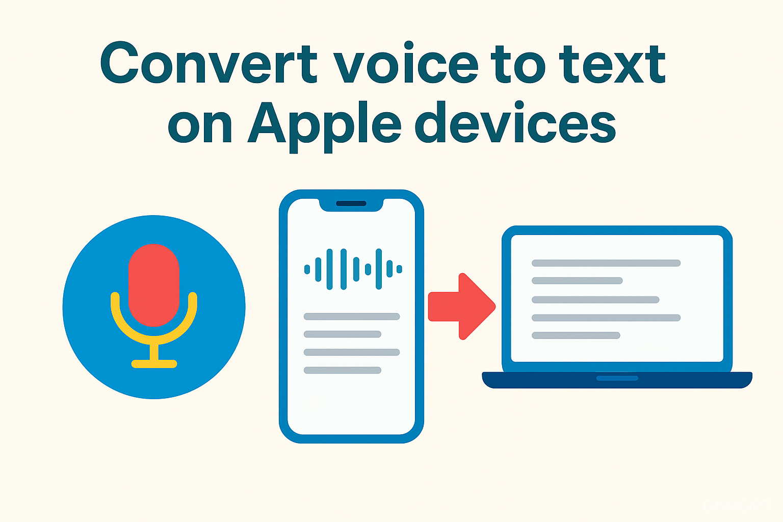تبدیل صدا به متن در دستگاههای اپل