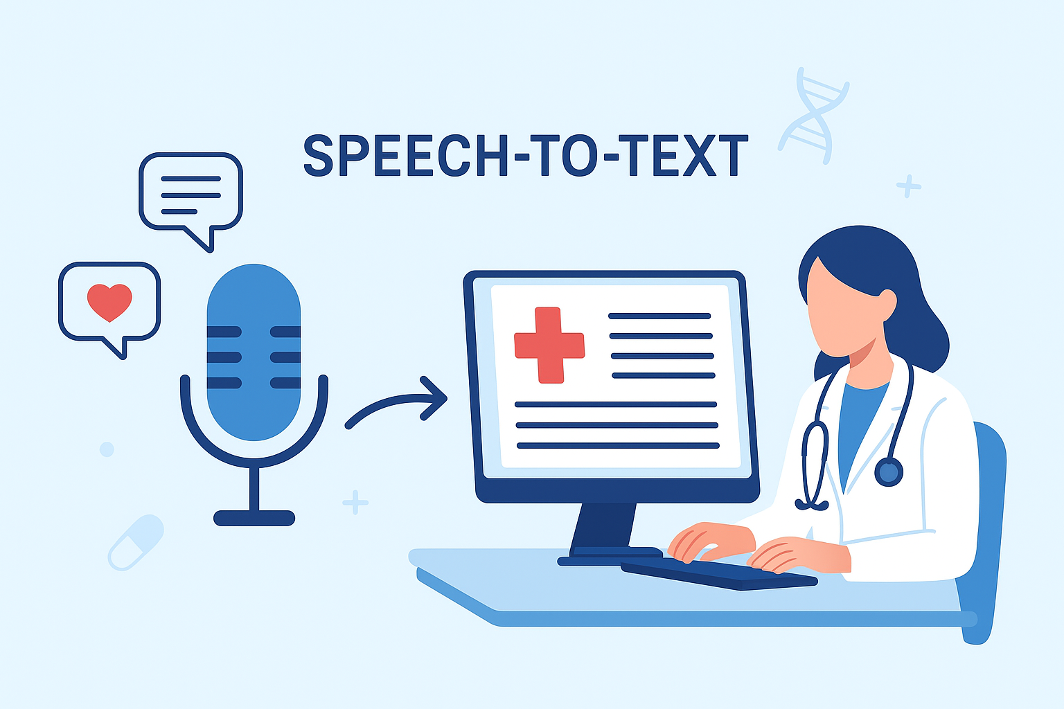 تبدیل صوت به متن در پزشکی