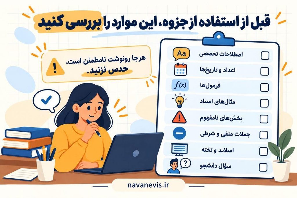 تبدیل صدای کلاس به جزوه