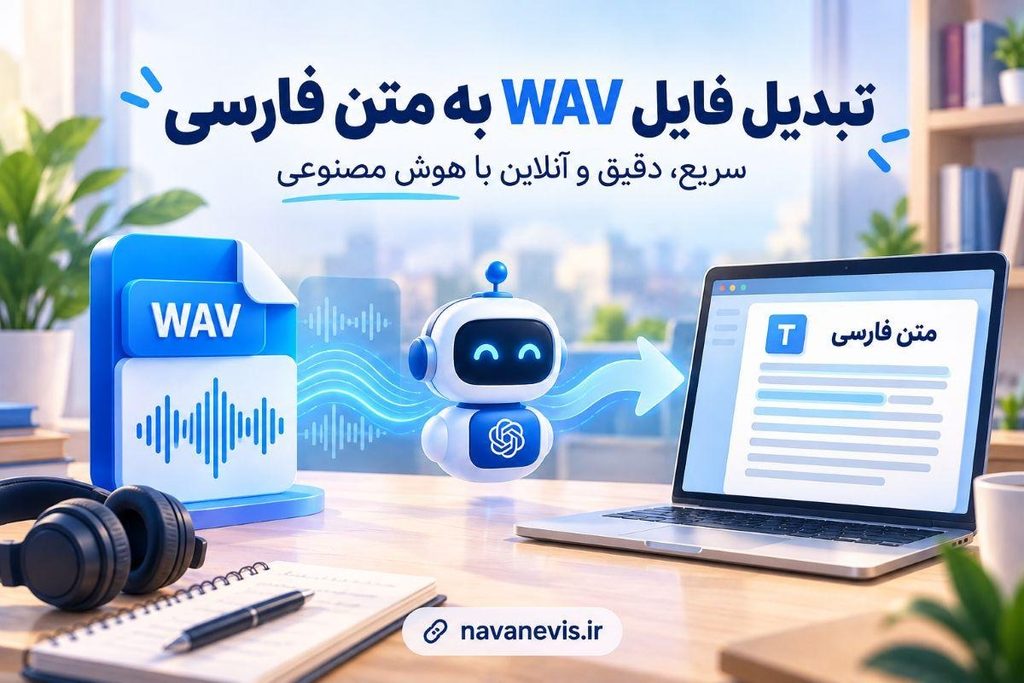 تبدیل فایل WAV به متن فارسی